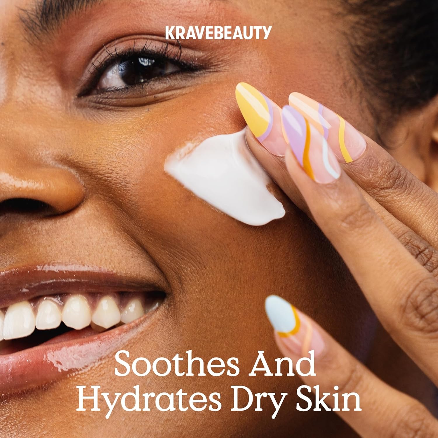 KraveBeauty Oat So Simple Water Cream, Enriched With Oat & Squalane To Soothe & Lock In Moisture, Everyday Moisturizer, For All Skin Types, Vegan & Cruelty Free, 2.7 fl oz-GlimoraGlow