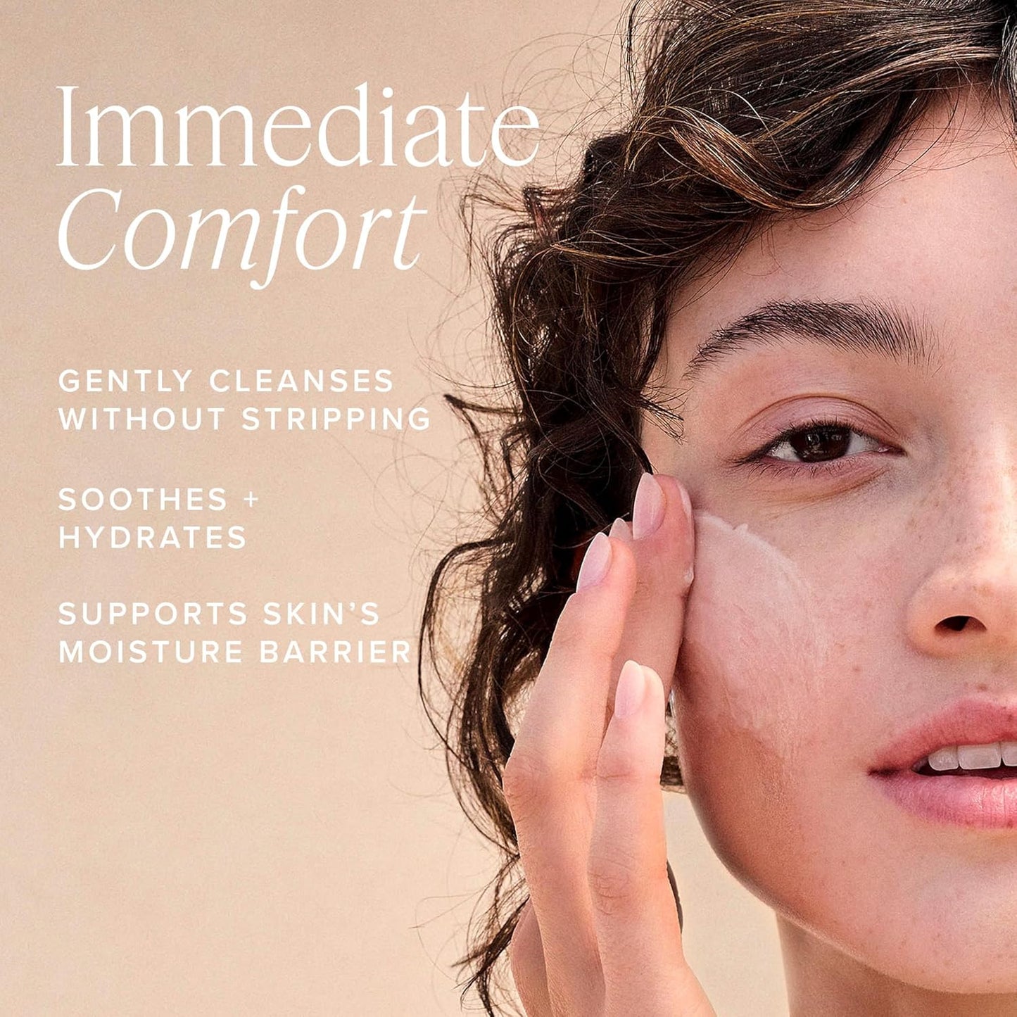 Farmacy Gentle Creamy Face Cleanser - Hydrating Facial Cleanser to Nourish + Help Remove Makeup + Impurities - Enriched with Aloe + Moringa Oil to Soothe, Purify + Refresh Skin (150ml)-GlimoraGlow