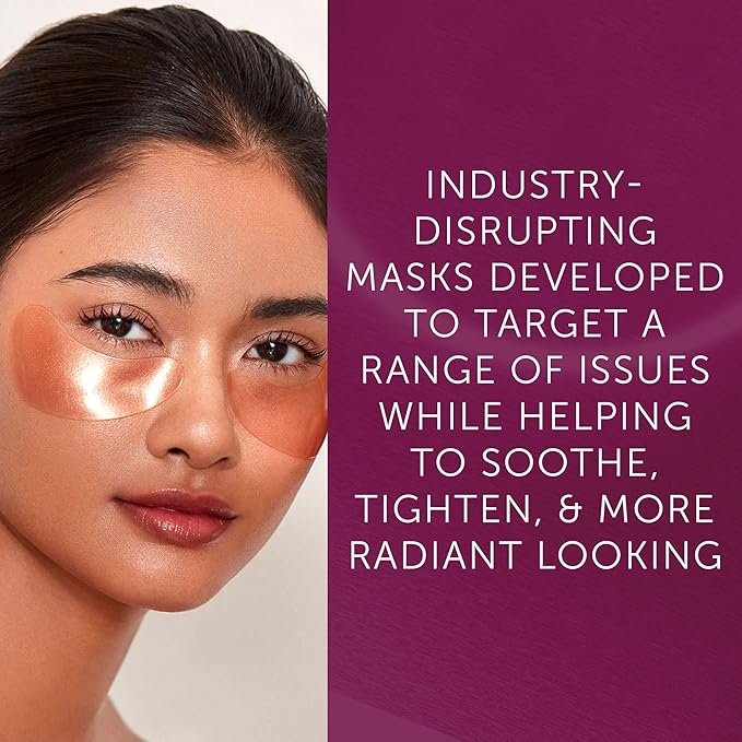 111SKIN Rose Gold Illuminating Eye Mask, Brightening & Hydrating Under Eye Patches for Dull, Dry Skin with Rose Extract, Colloidal Gold & Vitamin C, Improves the Appearance of Dark Circles, 8 Pairs-GlimoraGlow