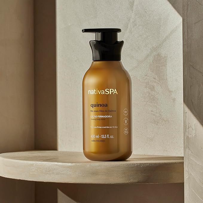 Nativa SPA by O Boticario Quinoa Hydrating Body Lotion, Fragranced Skin Moisturizer with Purified Quinoa Drops, 13.5 Ounce-GlimoraGlow