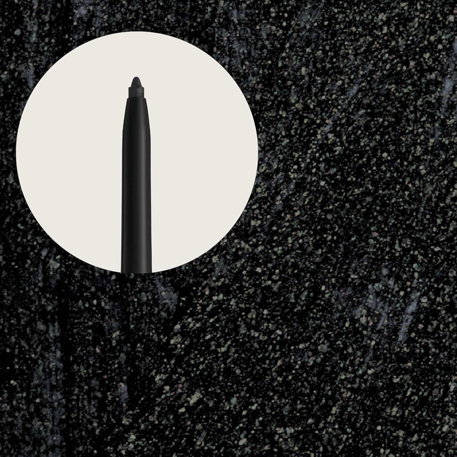 Hypoallergenic Waterproof Eyeliner - Fragrance Free Metallic Eye liner - Vegan and Cruelty Free Eye Pencil - Eyeliner Pencil for Sensitive Eyes (Black)-GlimoraGlow