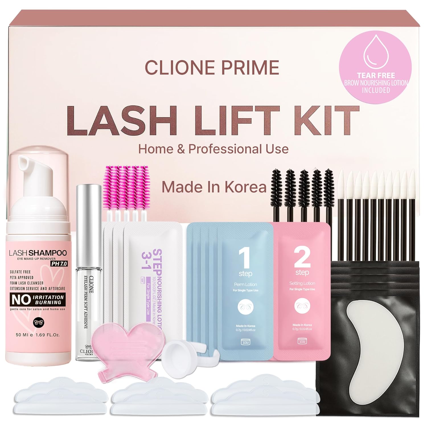 Korean Lash Lift Kit - Eye Brow Lamination Kit Eyelash Perm Kit Eyelash Lift Kit Lash Perm Eyebrow Lamination-GlimoraGlow