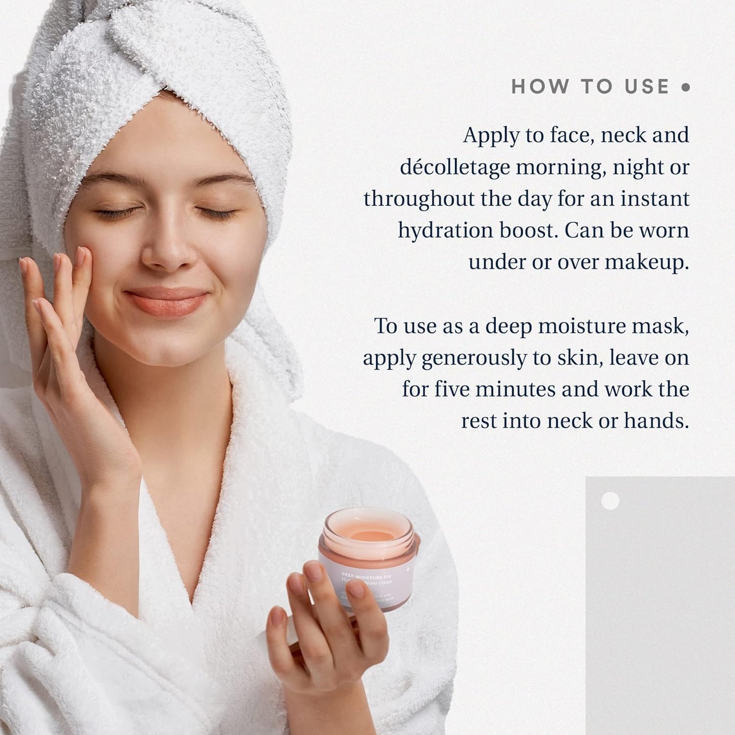 Care Skincare - Deep Moisture Fix, Hydrating Water Cream, Oil Free Face Moisturizer With Hyaluronic Acid, Fragrance Free For All Skin Types, Hydrating + Plumping 1.7 oz.-GlimoraGlow