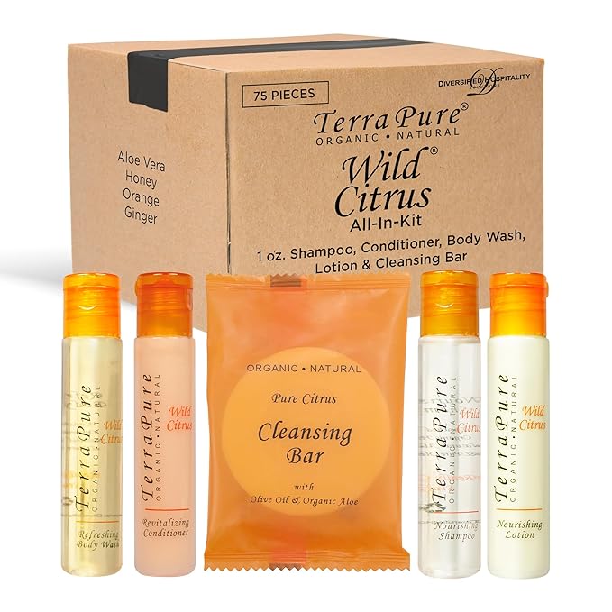 Terra Pure Wild Citrus | 1 oz. Liquids and 1 oz. Bar Soaps | 1-Shoppe All-In-Kit-GlimoraGlow