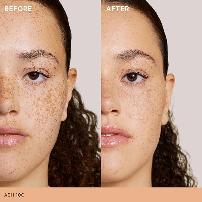 ILIA - Skin Rewind Complexion Stick - Foundation + Concealer + Skincare | Non-Toxic, Vegan, Cruelty-Free, Clean Makeup (10C - Ash, 0.35 oz | 10 g)-GlimoraGlow