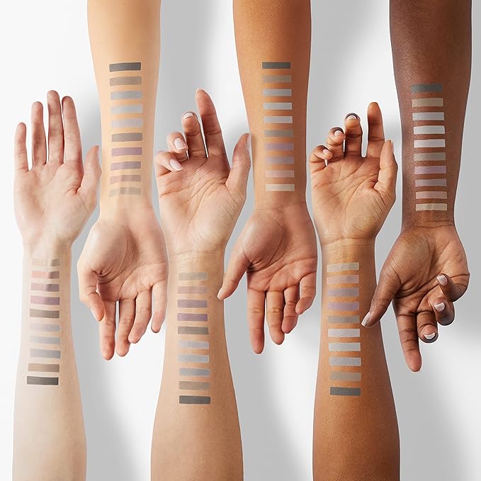 10 Colors Eyeshadow Palette Matte Naked Eye Shadow Makeup,High Pigmented, Naturing-Looking, Ultra-Blendable,Long Lasting High Pigment Nude Eyeshadow with 3 Eyeshadow Brush(Cement color)-GlimoraGlow