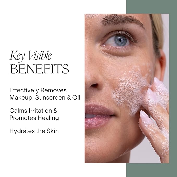 Doctor Rogers Face Wash. Gentle Hydrating Daily Cleanser for Sensitive, Dry & Combination Skin, 5 Ounce (150 ml) Tube-GlimoraGlow