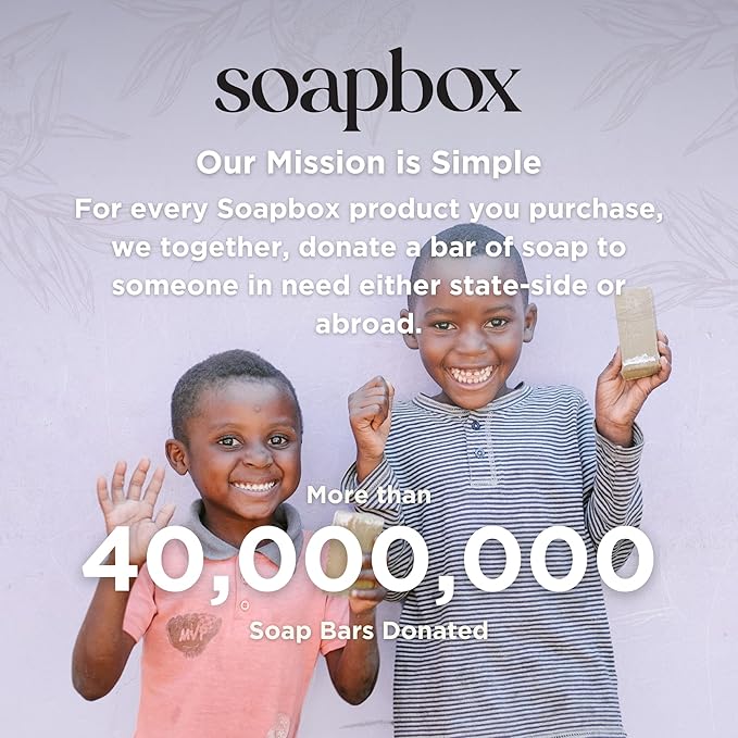 Soapbox Liquid Hand Soap & Body Wash, Sea Minerals & Blue Iris - Gentle, Moisturizing Hand & Body Cleanser, Vegan, Cruelty Free Hand Soap Refill for Bathroom, Kitchen, Professional Use - Gallon Size-GlimoraGlow