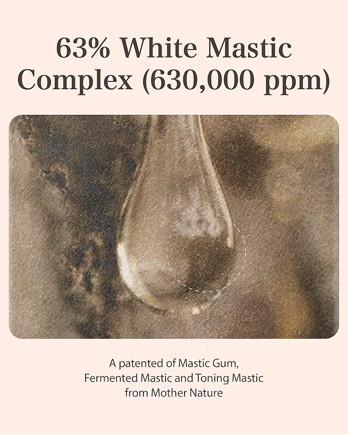 MASTINA Mastic Ampoule Serum Dropper Type (0.5fl oz, Pack of 2) White Mastic Complex 63%, Tranexamic Acid 2%, Niacinamide 5% - Face Serum for Firming, Hydrating, Radiant Glass Skin. Korean Skin Care-GlimoraGlow