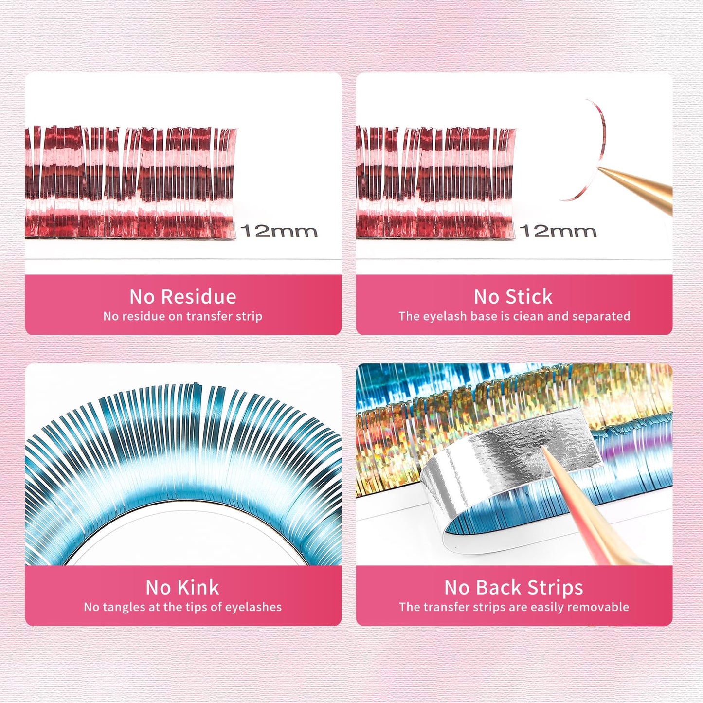 Glitter Spike Tinsel Eyelash Extensions 0.07 Colored Lashes Extension D Curl Lashes 15mm Lash Extensions Soft False Eyelashes Volume Lashes 12 Rows Professional Use(Glitter,0.07-D,15mm)-GlimoraGlow