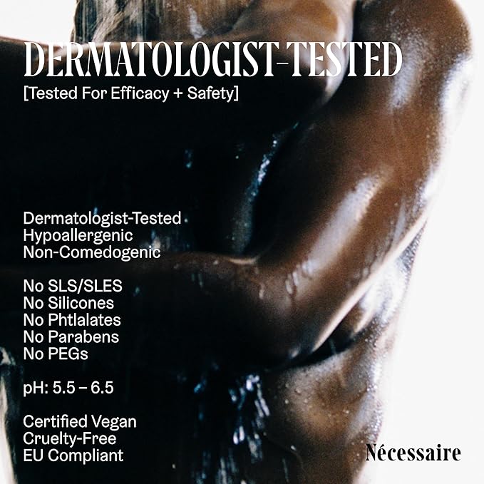 Nécessaire Eucalyptus Body Wash with Pump | Multi-Oil Nourishing Cleanse For Women + Men | Gel Cleanser | Dermatologist-Tested. Hypoallergenic | No SLS/SLES (500 ml / 16.9 fl. oz.)-GlimoraGlow