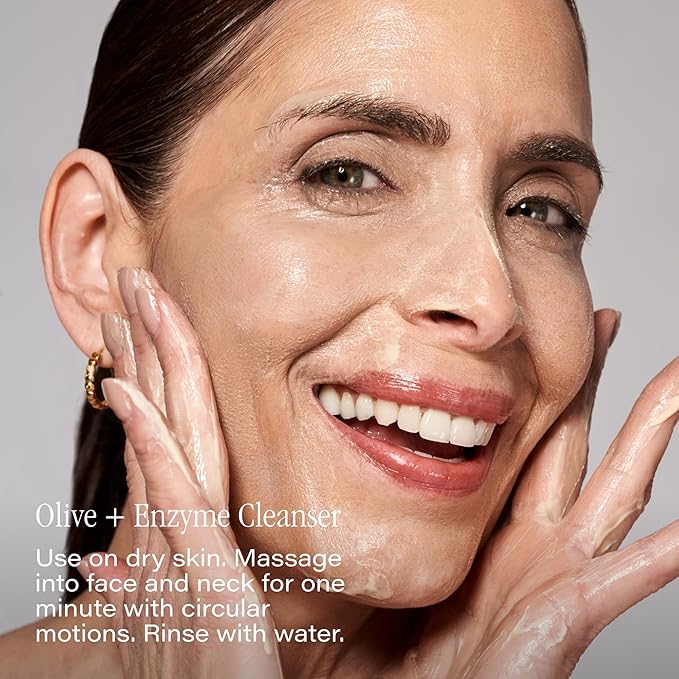 SKINN Day & Night Face Wash for Women & Men - Refreshing Green Tea & Mint Infusion, Nourishing Olive & Enzyme Formula - Complete AM/PM Cleanser Set for Hydrated-GlimoraGlow