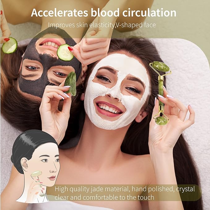 Ice Roller Face Cube Mold Face Ice Pack Beauty Skin Care Tool Facial Ice Roller for Face Gua Sha and Eyes Cube Massager (Z-Dark Green)-GlimoraGlow