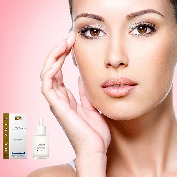 Anti-Aging Eye & Lip Serum - Anti-Wrinkle, Hypoallergenic Face Treatment For Women & Men, Reduces Eye Bags, Dull Skin, Dark Circles, 15 ml-GlimoraGlow