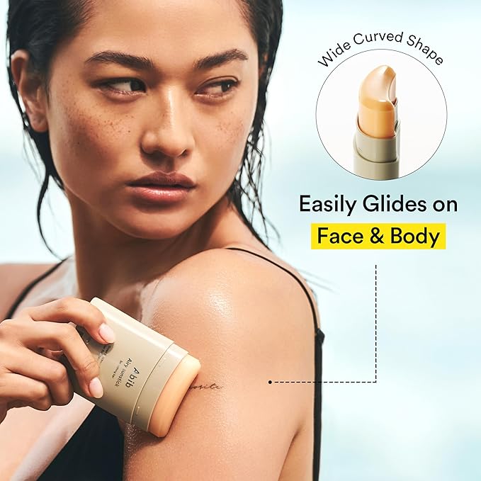 Abib Airy Sunstick Protection Bar Broad Spectrum SPF50+ 0.81 oz / 23 g (Semi-matte) | Korean Suncreen Stick Suncare Sunblock, No Whitecast, Protector Solar Barra, Water resistant-GlimoraGlow