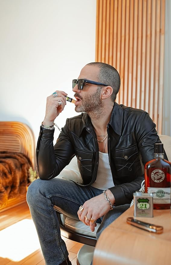 18.21 Man Made Lip Balm - Mint Julep Flavor, Lip Protectant Hydrates & Moisturizes with Beeswax, Cocoa Butter & Vitamin E - For chapped and dry lips-GlimoraGlow