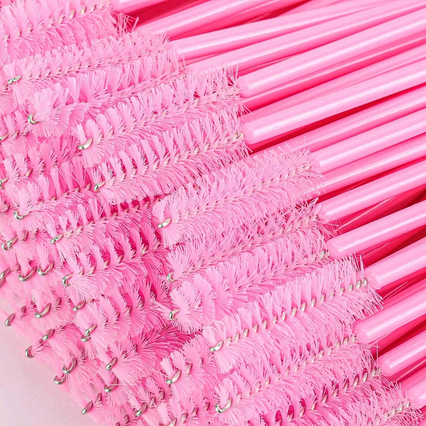 1000 Disposable Mascara Wands Eyelash Brushes Spoolies for Eyebrow Eye Lash Extension Black and Pink-GlimoraGlow