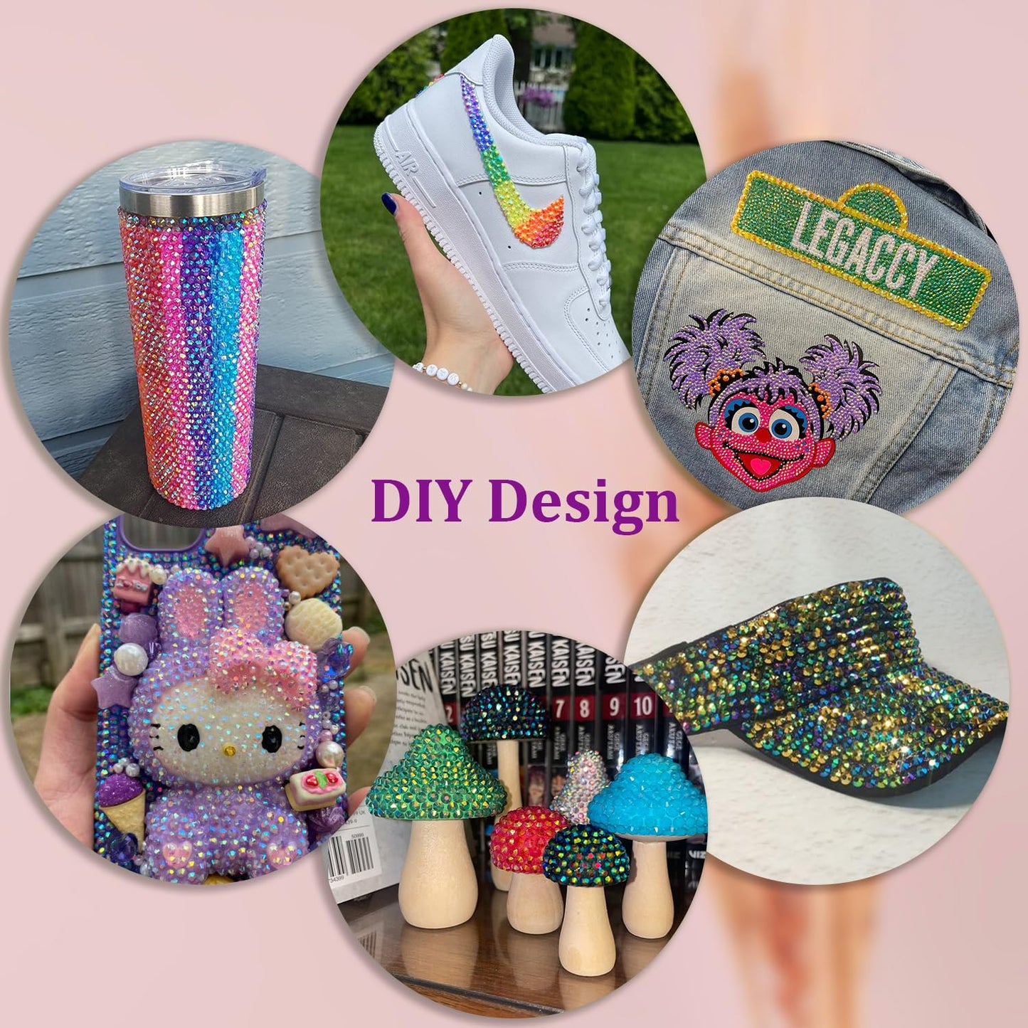 16000Pcs Resin Rhinestones with Tweezers for Crafting, Mixed-Color 4mm Bedazzling Crystal with 1Pcs 10ml B7000 Jewelry Glue for DIY Crafts Clothing Tumblers Shoes Fabric Nail Art-GlimoraGlow