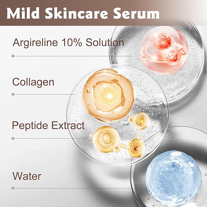 Argireline Serum For Face, Advanced Anti-Wrinkle Facial Serum For Women, Moisturizing Argireline 10% Solution For Face, Argireline Peptide.Suitable For All Skin (1, 2PC)-GlimoraGlow