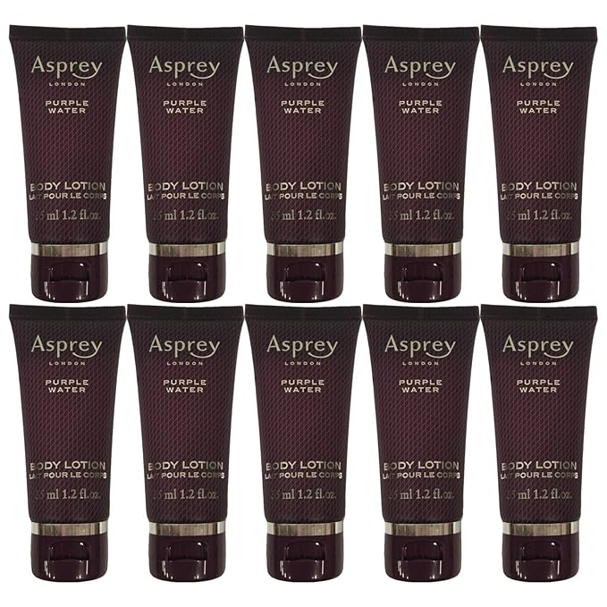 Asprey Purple Water Lotion lot of 10 each 1.2oz Bottles Total of 12oz-GlimoraGlow