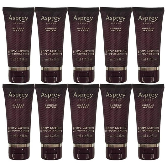Asprey Purple Water Lotion lot of 10 each 1.2oz Bottles Total of 12oz-GlimoraGlow