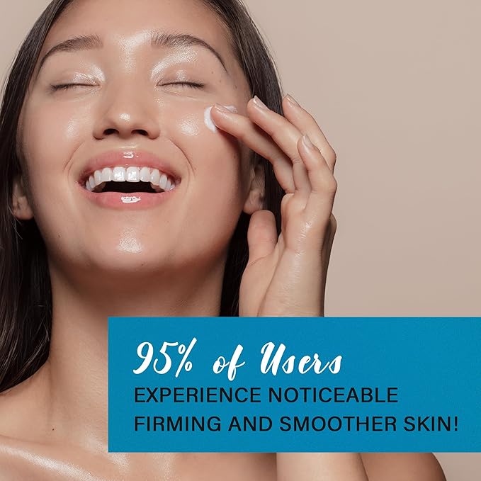 Tighten and Lift Neck Cream: Instant Face Lift Cream - 6-in-1 Anti-Aging Face Moisturizer for Anti-Wrinkle, Firm - Collagen, Retinol, Peptides & Hyaluronic Acid Neck Firming Cream for Skin Care-GlimoraGlow