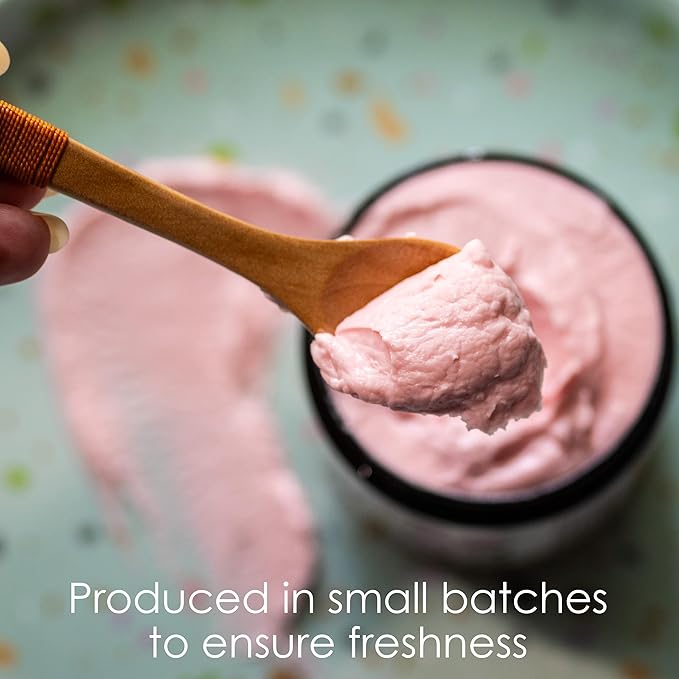 Rose Body Butter for Dry Skin with Whipped Shea Butter and Pure Essential Oil | Ultra Hydrating Rose Lotion for Women | All Natural Moisturizer with No Synthetic Fragrances-GlimoraGlow