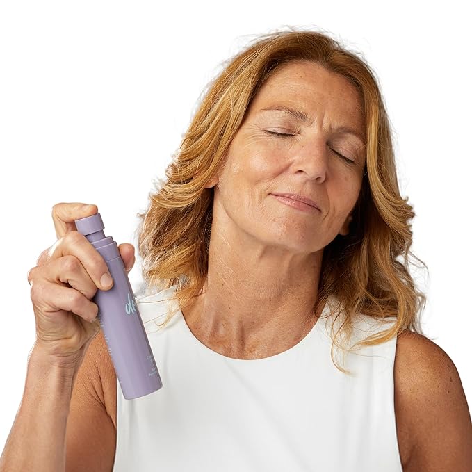 dot Cooling Facial Mist With Vitamin C, Plant-Based Antioxidants & Skin Revitalizing Feminage - Face Mist that Moistures, Rejuvenates & Clarifies – For All Skin Types – Menopause Skincare - 3.4 oz-GlimoraGlow