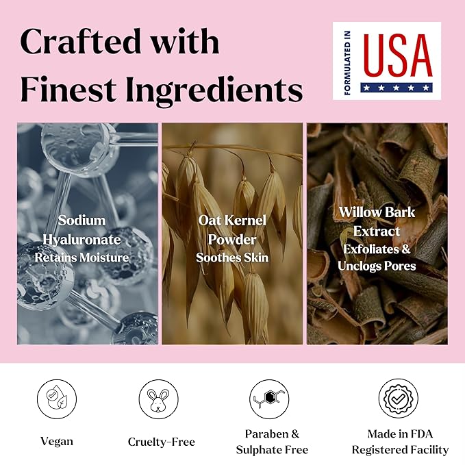 Jelly Face Mask for Facials - Bulgarian Rose Hydrating, Brightening & Nourishing Jelly Mask with Free Jade Roller & Spatula | Professional Hydrojelly Masks | Vajacial Jelly Mask Powder | 23 Oz Jar-GlimoraGlow