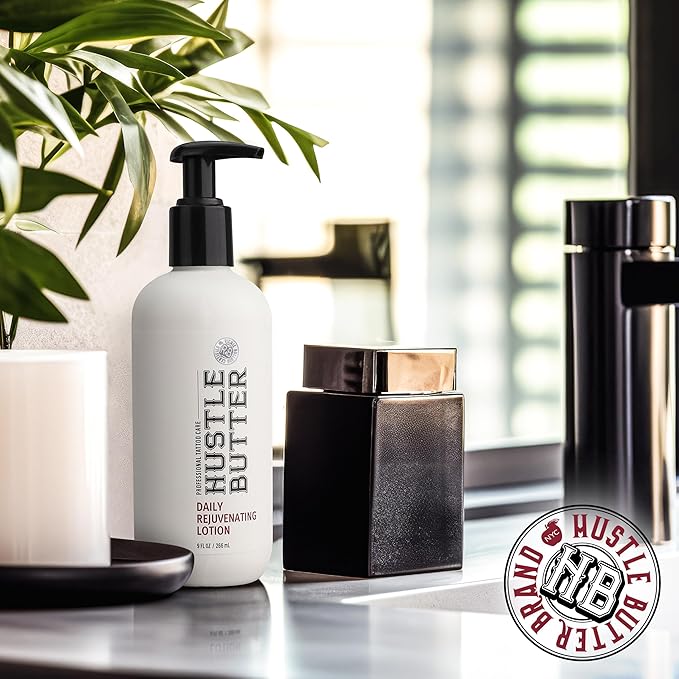 Hustle Butter Tattoo Aftercare - Daily Moisturizing Lotion - Naturally Derived Vegan Cruelty Free - Everyday All Over Use for Tattoos - 9 fl oz-GlimoraGlow