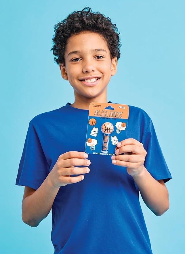 iscream Sport-Tastic Basketball Shaped Vanilla Scented Lip Balm-GlimoraGlow