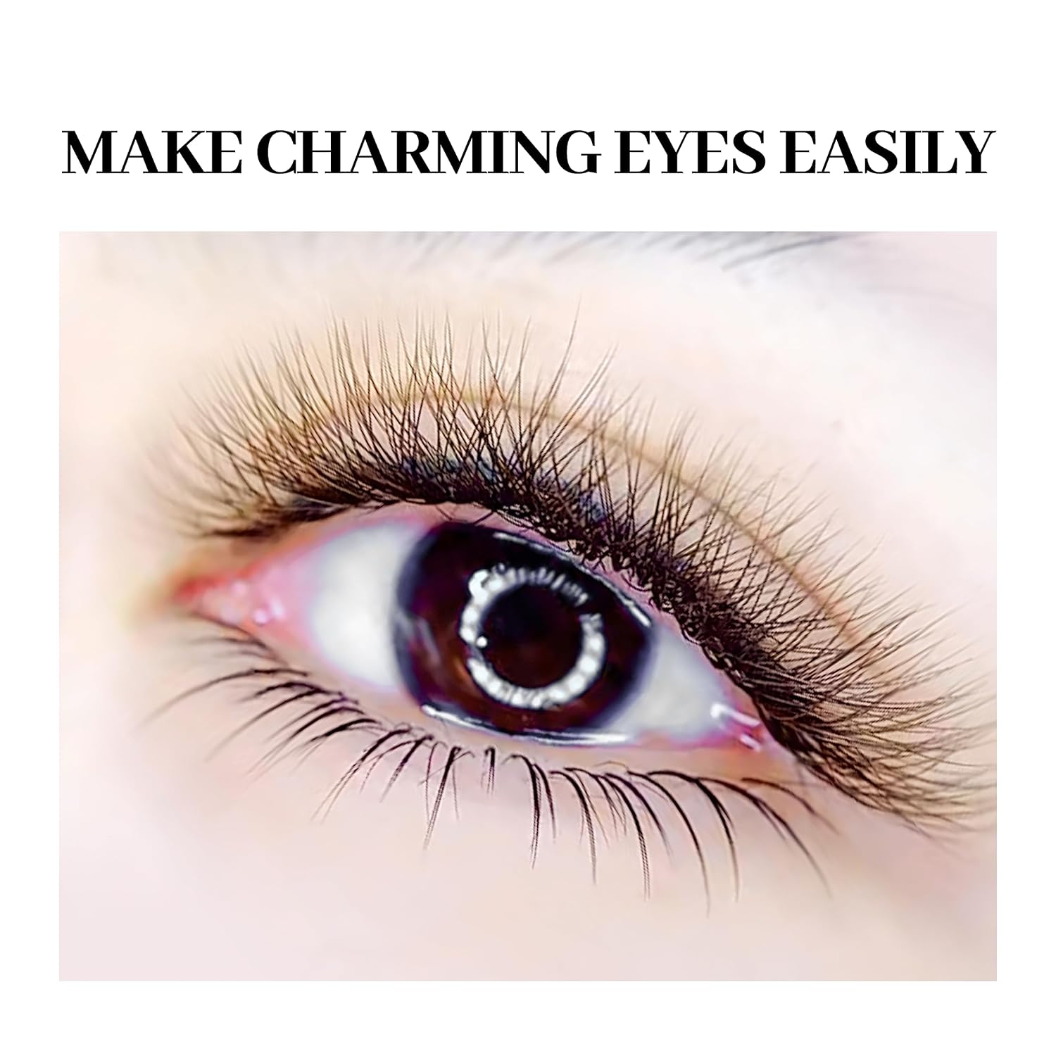 Lash Extensions Brown 4D W Eyelash Extensions W Shape 0.07mm Thickness C Curl 15mm Premade Fans Lashes Colored Lash Extension Volume Lashes Individual Lashes(W-Brown-4D-0.07-C,15mm)-GlimoraGlow