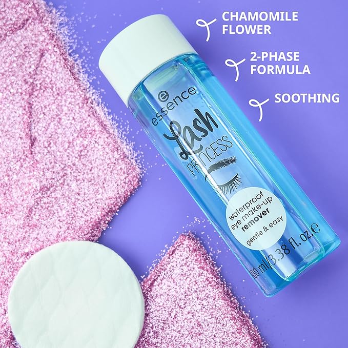 essence | Lash Princess Waterproof Eye Makeup Remover| Gentle 2-Phase Formula| Vegan & Cruelty Free-GlimoraGlow