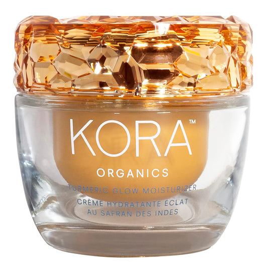 KORA Organics Turmeric Glow Moisturizer, Hydrate and Illuminate, Certified Organic, Cruelty Free, Refillable, 1.69 fl oz-GlimoraGlow