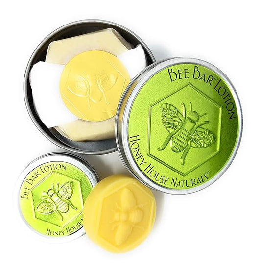 Bee Bar Honey House Naturals Duo – Citrus – Small .6 ounce & Large 2 ounce (Citrus)-GlimoraGlow