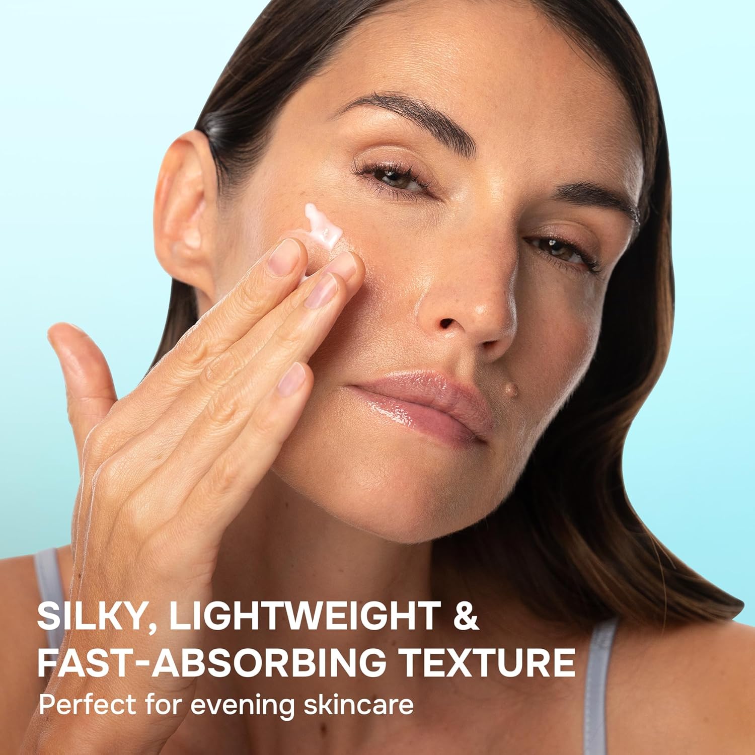 SimplyVital Collagen, Retinol & Hyaluronic Acid Serum - Moisturizer for Face, Neck & Décolleté – Lightweight Hydration for Daily Care – Made in USA – Hyaluronic Acid Cream – 1 fl.oz-GlimoraGlow