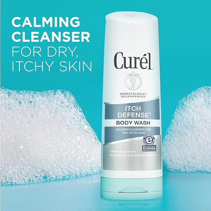 Curel Hydra Therapy Itch Defense Moisturizer and Body Wash Set, Wet Skin Lotion + Curel Itch Defense Calming Daily Cleanser, Body Wash, for Dry, Itchy Skin, 12 oz & 10 oz, Pack of 2-GlimoraGlow