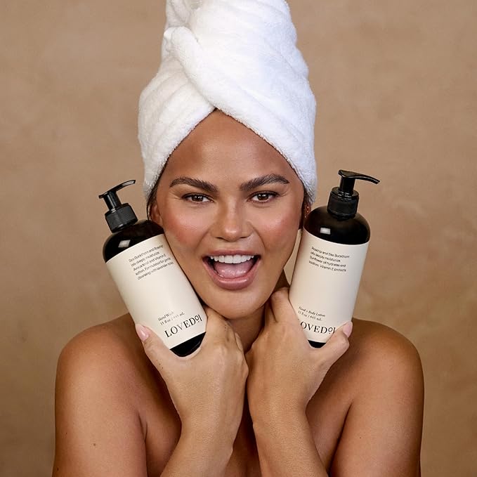 Hand & Body Lotion, John Legend Skincare, Fragrance-Free, Daily Lightweight Cream, Formulated with Shea Butter & Vitamin E, 15 oz-GlimoraGlow