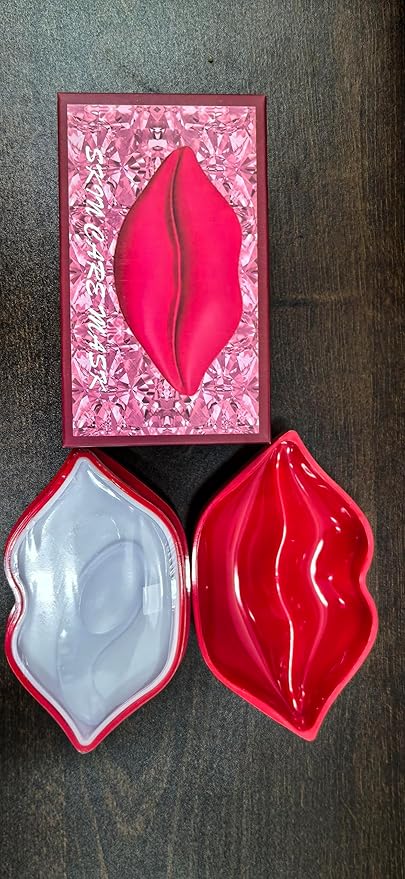 20Pcs Moisturizing Restores Moisture Lip Mask for Dry Lips and Lip Lines Overnight Lip Care, Gel Treatment Plumping Lips Mask (Red)-GlimoraGlow