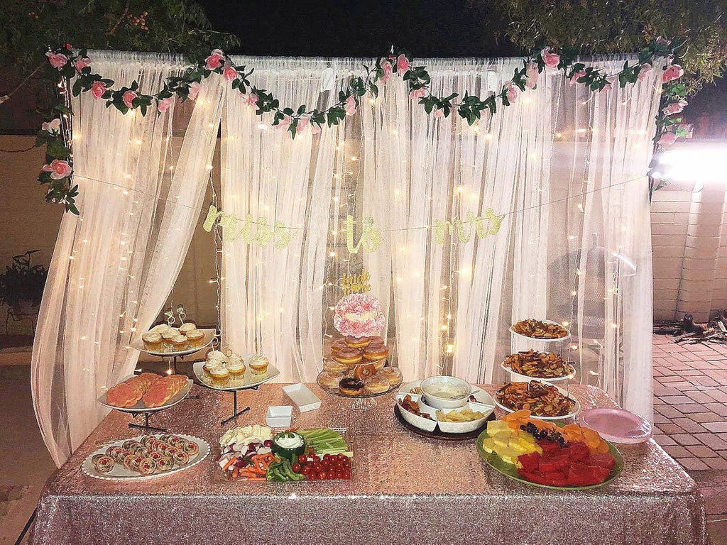 UKELER 2 Pack Artificial Flower Garland Rose Floral Vines Artificial Flowers Hanging Rose Flower Plants for Garden Craft Home Decor, Orange