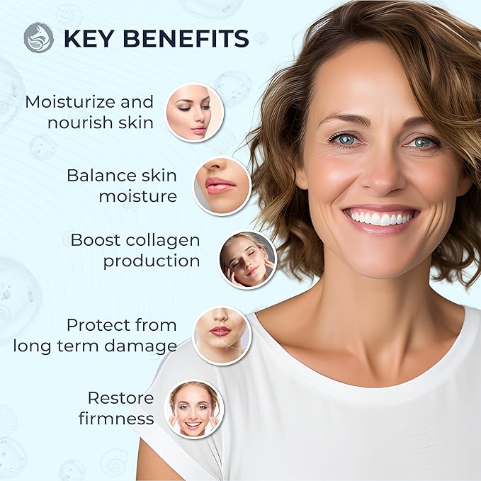 Ocean Mineral Facial Moisturizer - Vegan - Natural & Organic Face Lotion for Women Daily Use - Sensitive Oily Dry and Other Skin Types - Anti Aging Hydrating - Seaweed Bio-Complex 2 oz-GlimoraGlow