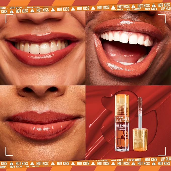 Hydrating Plumping Lip Oil Set, Natural Lip Gloss Plumper with Ginger, Transparent Moisturizing Lip Balm, Tinted Lip Plumper Gloss Make Lips Fuller, Vegan Lip Makeup (Set B, 3Pieces)-GlimoraGlow