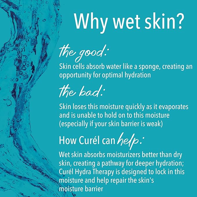 Curel Hydra Therapy In Shower Lotion, Itch Defense Body Moisturizer with Advanced Ceramide Complex, Vitamin E, & Oatmeal Extract, 12 Oz, Pack of 2-GlimoraGlow