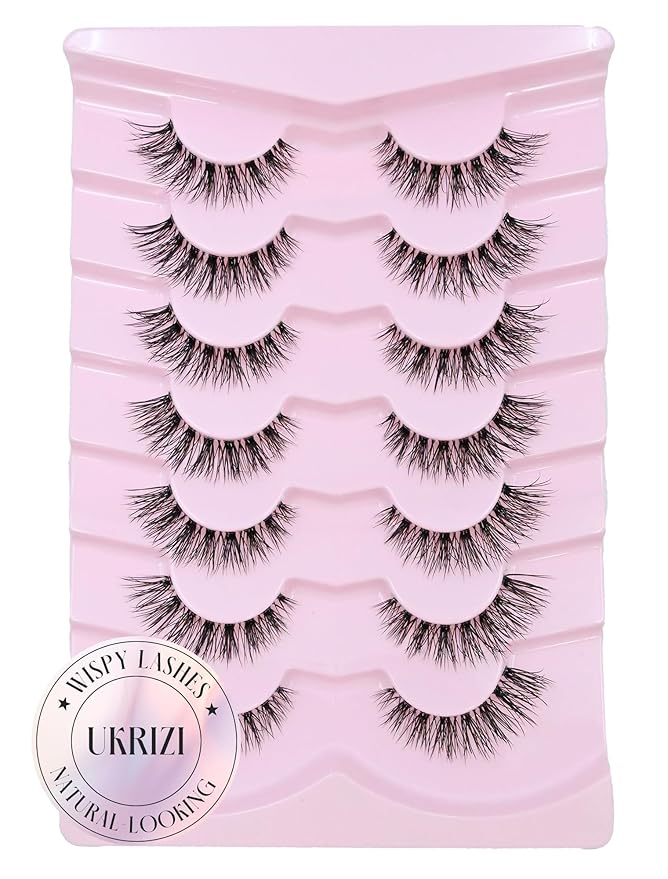 False Eyelashes Cat Eye Lashes Wispy Lashes Fake Lashes Natural Lashes Fake Eyelashes Natural Eyelashes Mink Lashes K4-GlimoraGlow