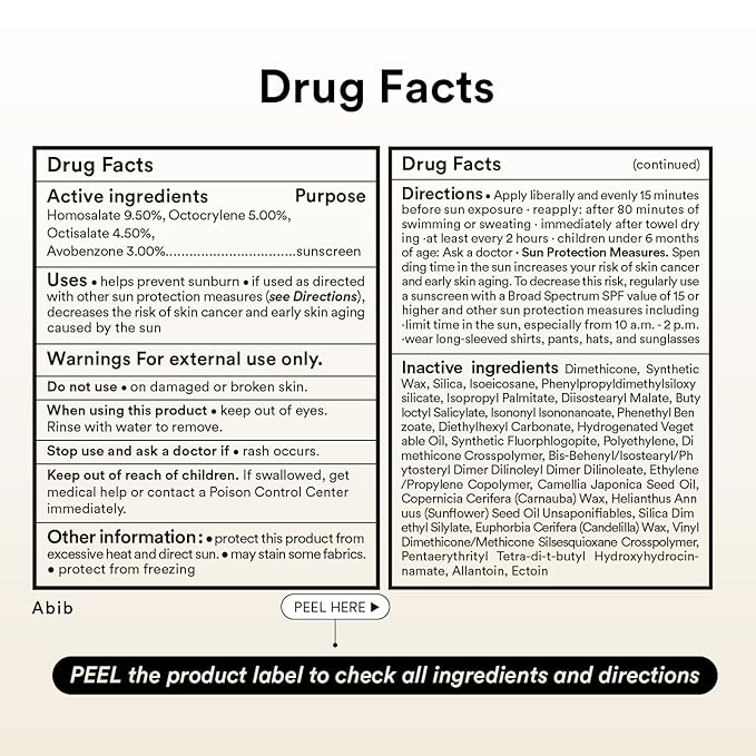 Abib Airy & Quick Sunstick DUO Broad Spectrum SPF50+ 1.58 oz / 45g (Semi-matte & Glowing) | Korean Suncreen Stick Suncare Sunblock, No Whitecast, Protector Solar Barra, Water resistant-GlimoraGlow