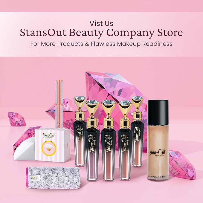 StansOut Memory Foam Makeup Sponge – No-Water-Needed Blender for Liquid, Cream & Powder Foundation – Airbrush Finish, Flawless Application-GlimoraGlow