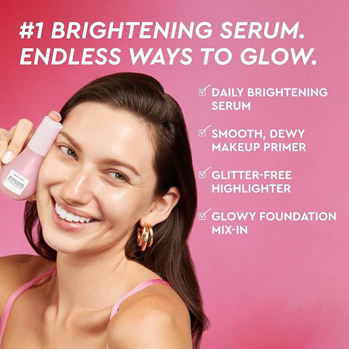 Glow Recipe Watermelon Niacinamide Dew Drops - Brightening, Plumping Hydrating Face Serum, Makeup Primer + Liquid Highlighter with Hyaluronic Acid - Dewy & Glowing Korean Skin Care (80ml)-GlimoraGlow