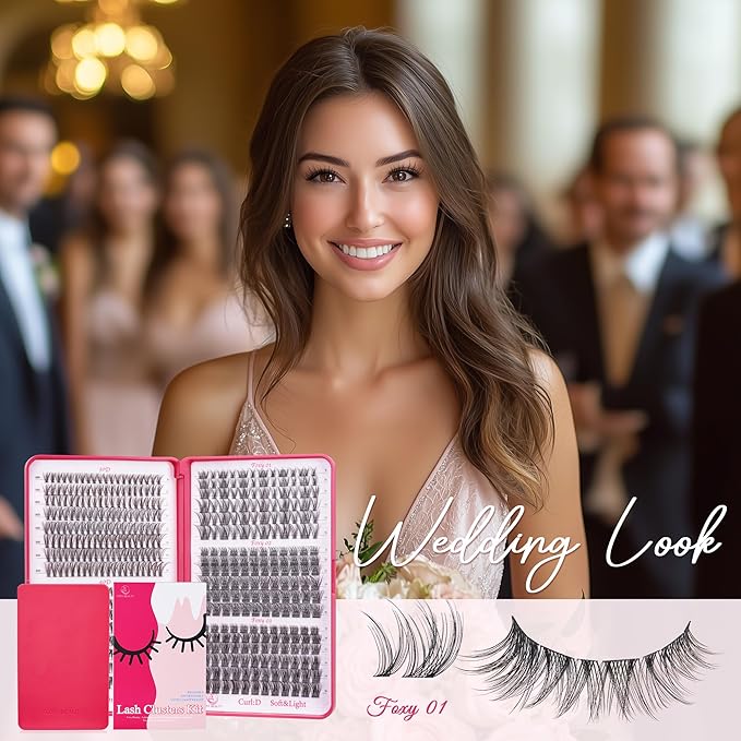 Lash Clusters Wispy - Lash Clusters,30D 40D Lash Clusters For Natural Look WideSpan 8-16MM Eyelash Clusters D Curl Lash Clusters For DIY Lashes At Home-GlimoraGlow