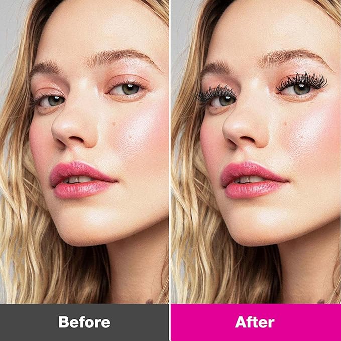 VEYESBEAUTY Lash Clusters Kit Eyelash Extensions Thin & Invisible Band DIY Individual False Eyelashes Newbie's Five-Second Series Lash Tray for Self-application, Sylph Lashes 8-18mm Mixed Length-GlimoraGlow