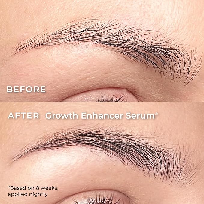 Wunderbrow Growth Enhancer Brow & Lash Serum, 2-in-1 Growth Serum For Fuller, Thicker, Healthier Eyebrows & Eyelashes, Clinically Tested Formula, Visible Results in 6-8 weeks-GlimoraGlow